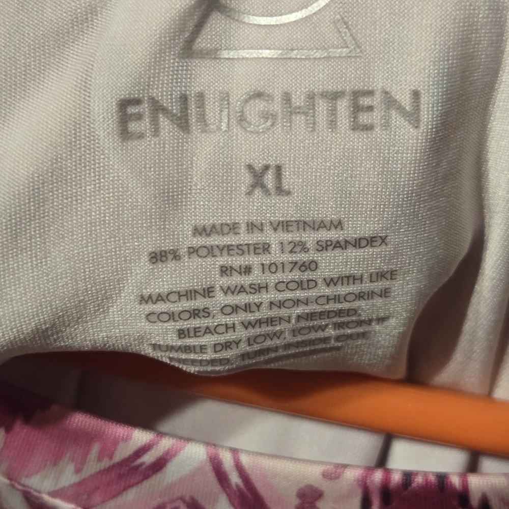 Enlighten Pink Geometric SPF Long Sleeve Sun Shirt - Picture 3 of 3